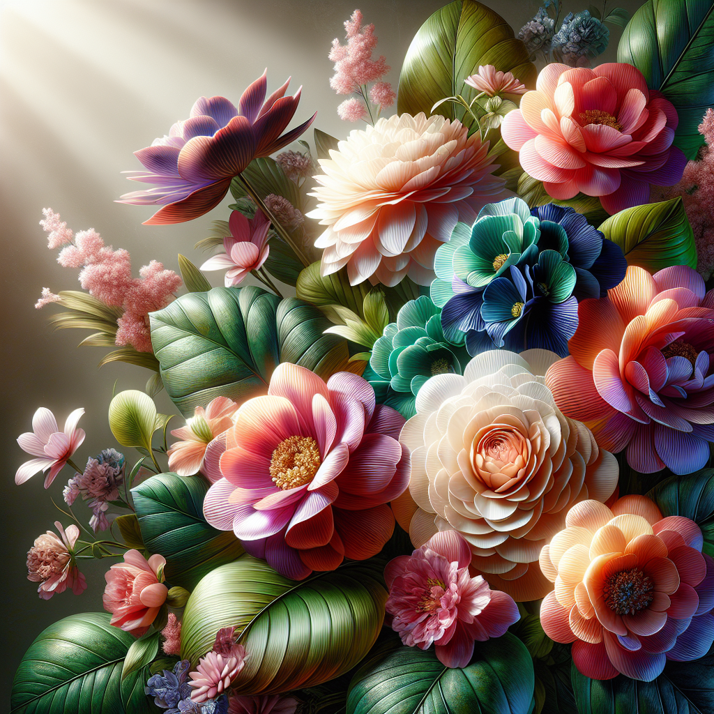 Fleurs coupées en floriculture