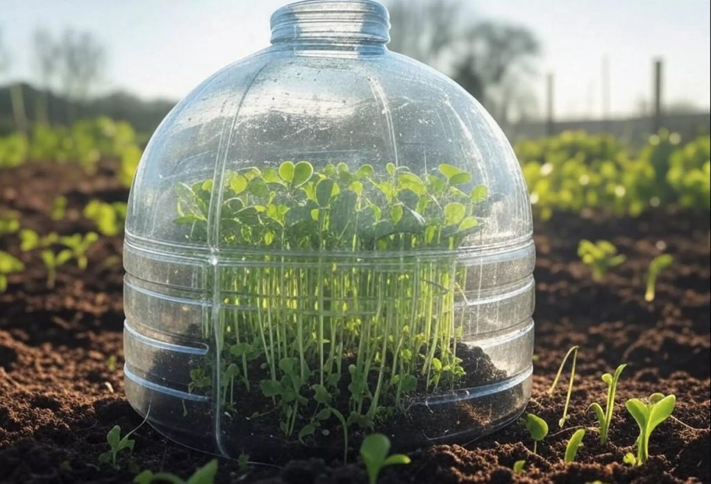 cloche hivernage potager
