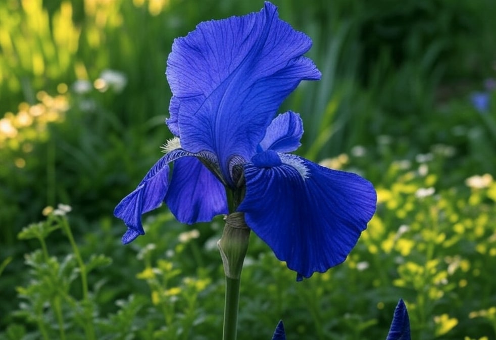 iris bleu