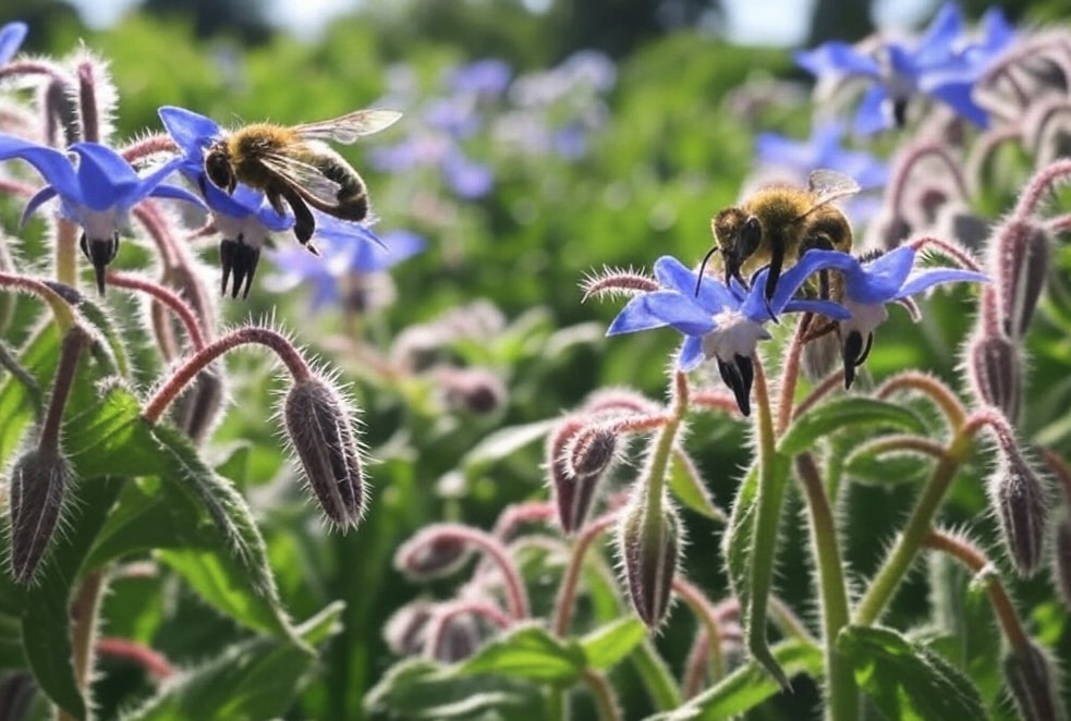 plante mélifère bourrache