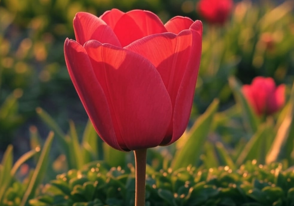 tulipe rouge